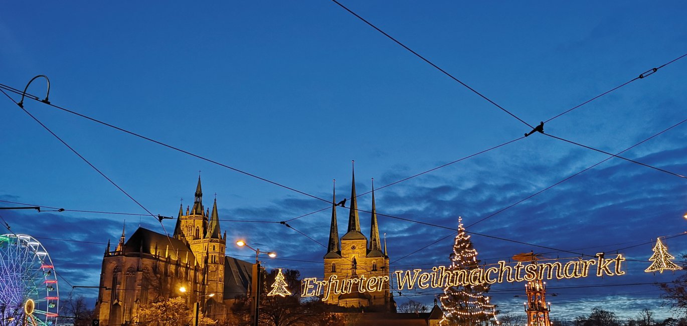 Weihnachtsmarkt Erfurt © Lawiesen - stock.adobe.com