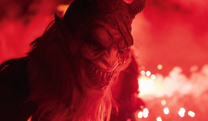 Krampus Feuer und Flammen © Freepik