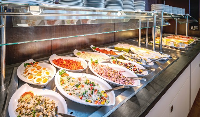 Ahorn Waldhotel Altenberg Abend Salatbuffet © Ahorn Waldhotel Altenberg