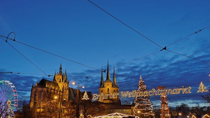 Weihnachtsmarkt Erfurt © Lawiesen - stock.adobe.com